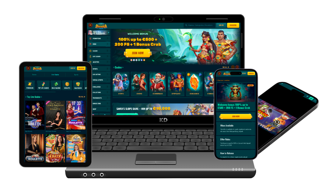 Spinanga casino mobiele app